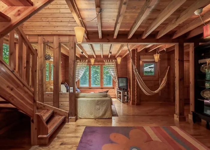 Гостевой дом Prado Do Xisto - Chale De Madeira A 7km De 4*